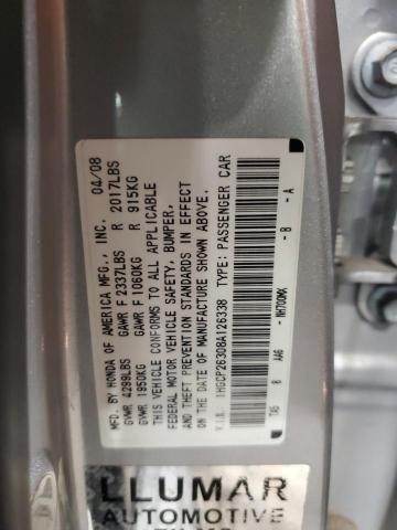 Photo 12 VIN: 1HGCP26308A126338 - HONDA ACCORD LX 