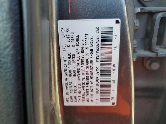 Photo 11 VIN: 1HGCP26308A132754 - HONDA ACCORD 