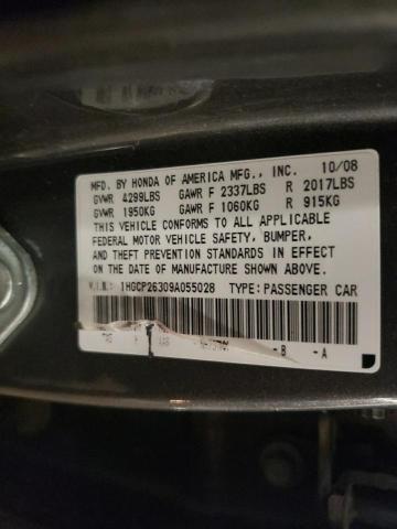 Photo 11 VIN: 1HGCP26309A055028 - HONDA ACCORD LX 