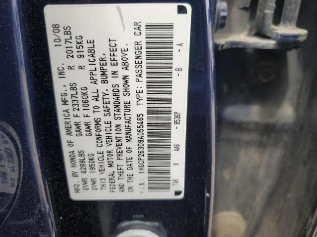 Photo 12 VIN: 1HGCP26309A055465 - HONDA ACCORD 