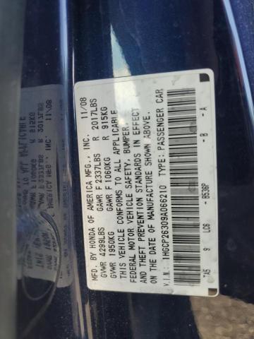 Photo 11 VIN: 1HGCP26309A066210 - HONDA ACCORD LX 