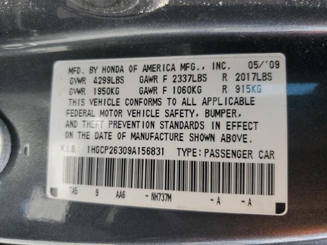 Photo 11 VIN: 1HGCP26309A156831 - HONDA ACCORD 