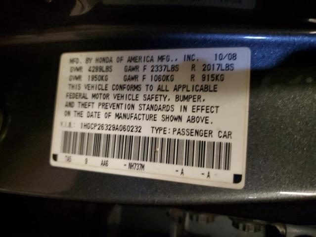 Photo 11 VIN: 1HGCP26329A060232 - HONDA ACCORD 