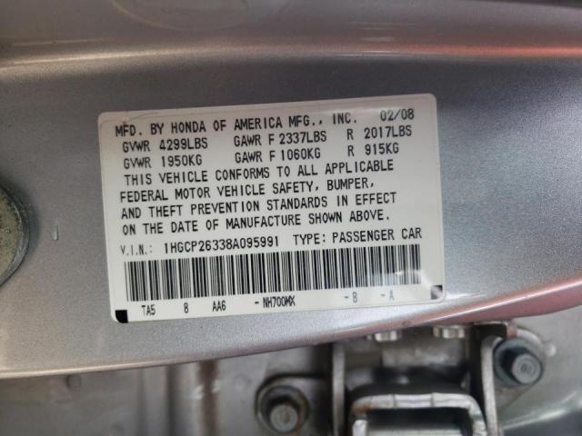 Photo 9 VIN: 1HGCP26338A095991 - HONDA ACCORD LX 