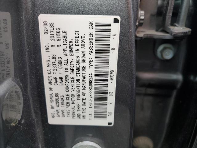 Photo 11 VIN: 1HGCP26338A098244 - HONDA ACCORD 