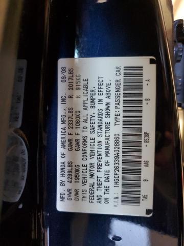 Photo 11 VIN: 1HGCP26339A028860 - HONDA ACCORD LX 