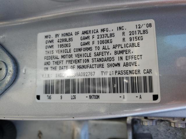 Photo 11 VIN: 1HGCP26339A092767 - HONDA ACCORD LX 