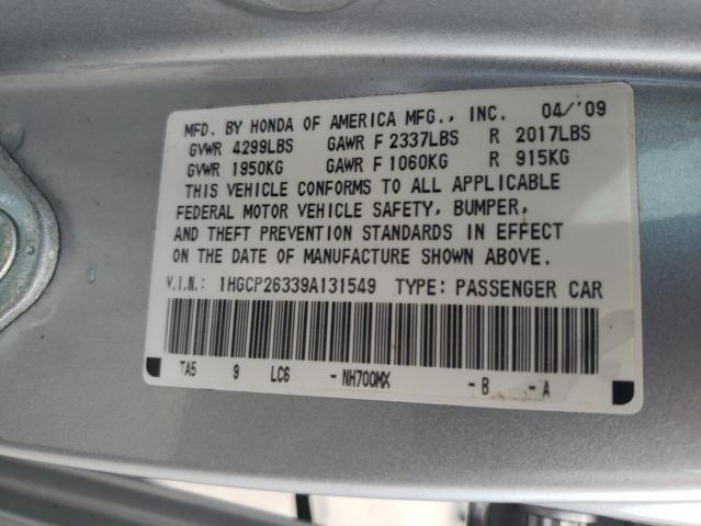 Photo 12 VIN: 1HGCP26339A131549 - HONDA ACCORD 