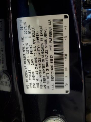 Photo 11 VIN: 1HGCP26349A165953 - HONDA ACCORD LX 