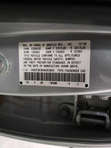 Photo 9 VIN: 1HGCP26359A053663 - HONDA ACCORD LX 