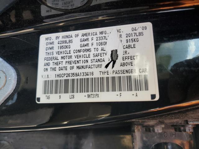 Photo 11 VIN: 1HGCP26359A133416 - HONDA ACCORD LX 