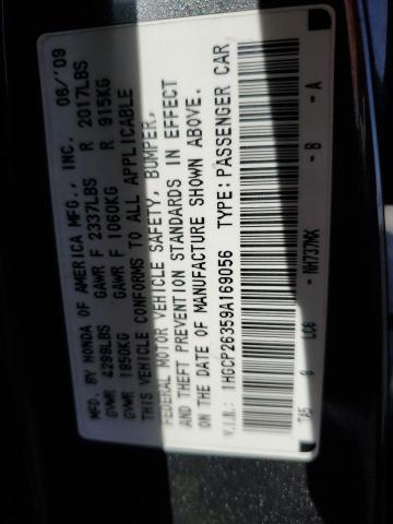 Photo 11 VIN: 1HGCP26359A169056 - HONDA ACCORD LX 