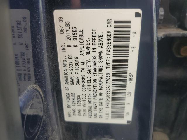 Photo 11 VIN: 1HGCP26359A177058 - HONDA ACCORD 