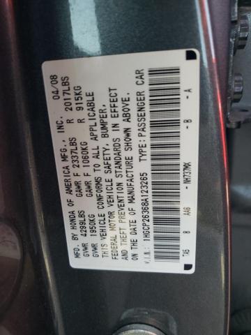 Photo 11 VIN: 1HGCP26368A123265 - HONDA ACCORD LX 