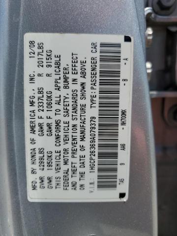 Photo 11 VIN: 1HGCP26369A079379 - HONDA ACCORD 