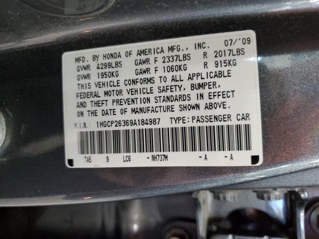 Photo 11 VIN: 1HGCP26369A184987 - HONDA ACCORD 