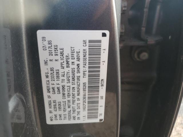 Photo 11 VIN: 1HGCP26369A185265 - HONDA ACCORD LX 