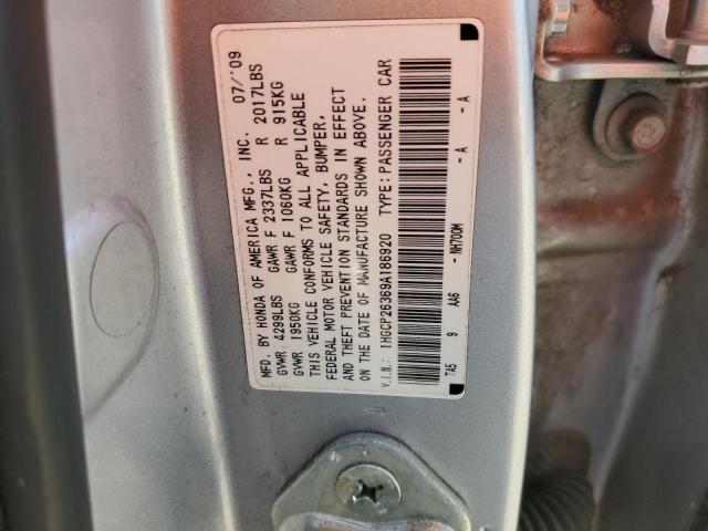 Photo 11 VIN: 1HGCP26369A186920 - HONDA ACCORD LX 