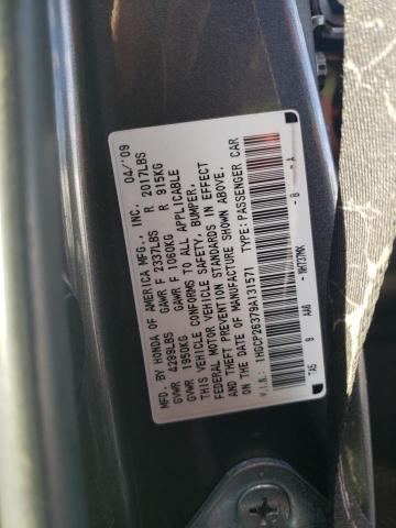 Photo 11 VIN: 1HGCP26379A131571 - HONDA ACCORD LX 