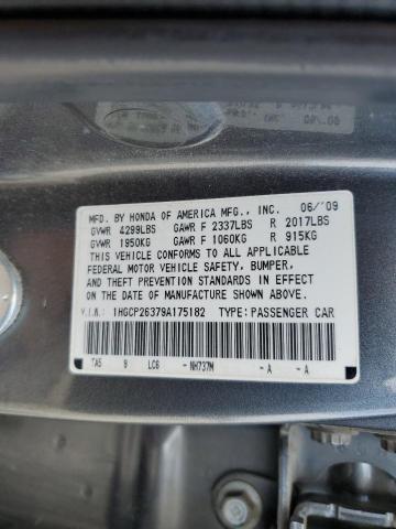 Photo 11 VIN: 1HGCP26379A175182 - HONDA ACCORD LX 