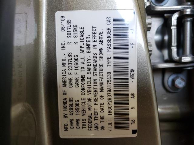 Photo 12 VIN: 1HGCP26379A175439 - HONDA ACCORD LX 