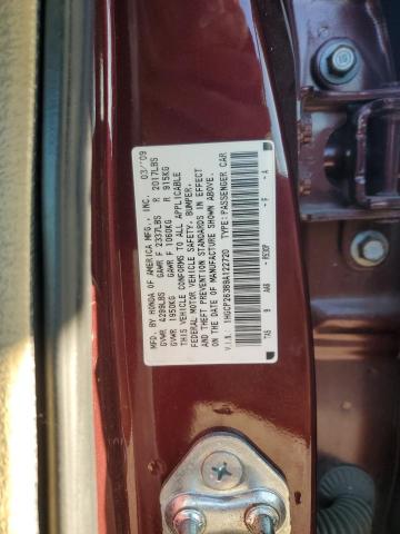 Photo 11 VIN: 1HGCP26389A122720 - HONDA ACCORD LX 