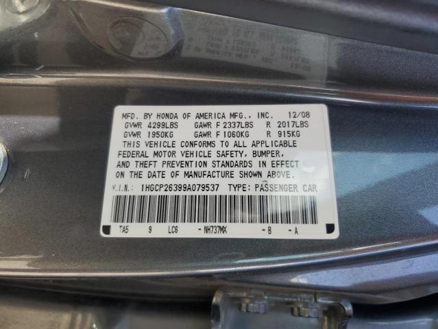 Photo 12 VIN: 1HGCP26399A079537 - HONDA ACCORD LX 