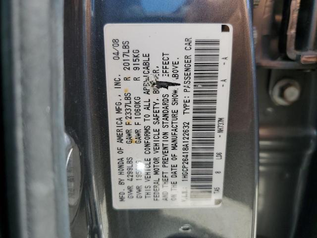 Photo 11 VIN: 1HGCP26418A122632 - HONDA ACCORD 