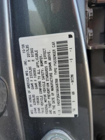 Photo 11 VIN: 1HGCP26419A048789 - HONDA ACCORD LXP 