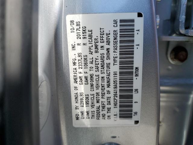 Photo 12 VIN: 1HGCP26419A051191 - HONDA ACCORD 