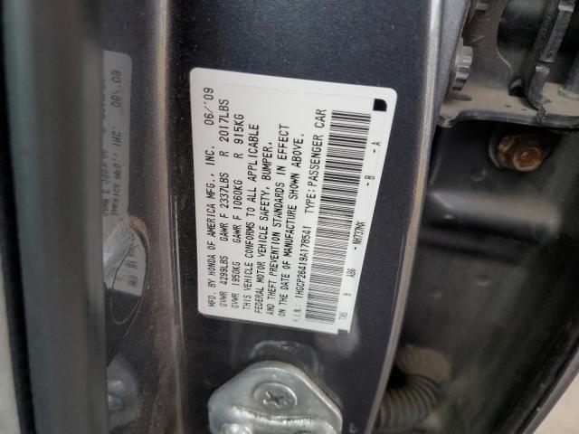 Photo 11 VIN: 1HGCP26419A178541 - HONDA ACCORD LXP 