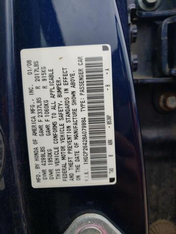 Photo 11 VIN: 1HGCP26428A079984 - HONDA ACCORD 