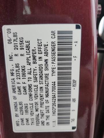 Photo 12 VIN: 1HGCP26429A170044 - HONDA ACCORD LXP 