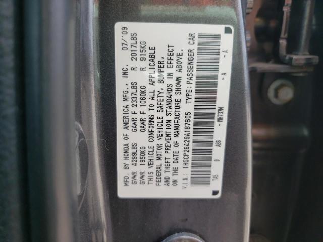 Photo 9 VIN: 1HGCP26429A187605 - HONDA ACCORD LXP 