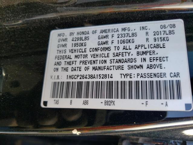 Photo 12 VIN: 1HGCP26438A152814 - HONDA ACCORD 