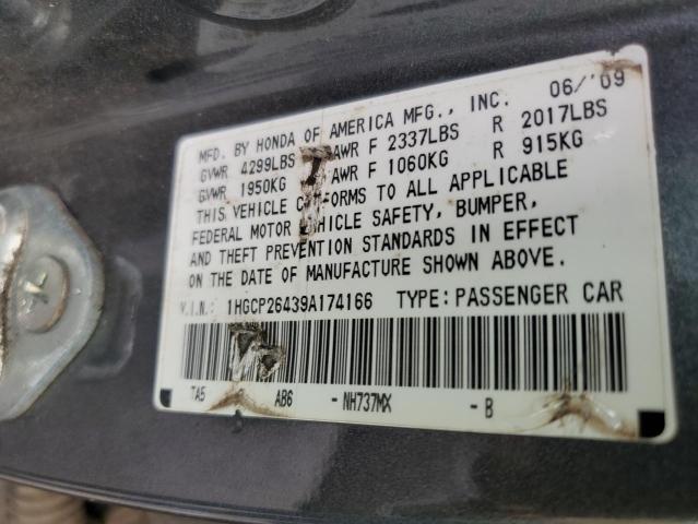 Photo 12 VIN: 1HGCP26439A174166 - HONDA ACCORD LXP 