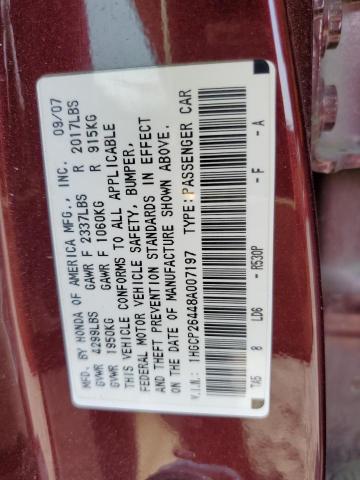 Photo 11 VIN: 1HGCP26448A007197 - HONDA ACCORD 