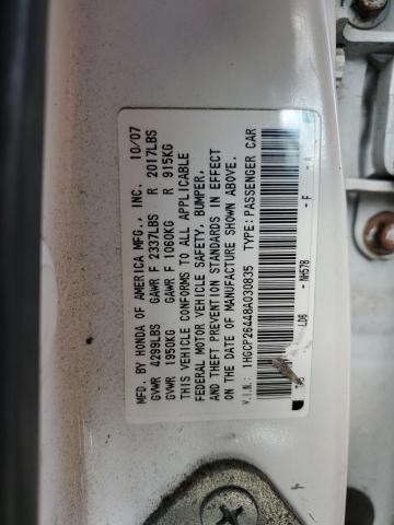 Photo 11 VIN: 1HGCP26448A030835 - HONDA ACCORD LXP 