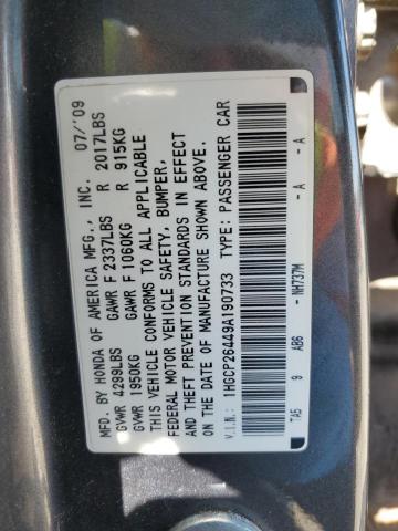 Photo 12 VIN: 1HGCP26449A190733 - HONDA ACCORD LXP 