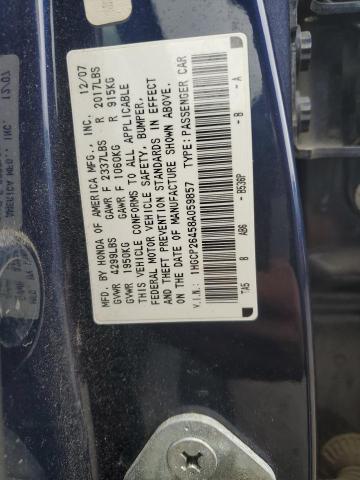 Photo 11 VIN: 1HGCP26458A059857 - HONDA ACCORD 