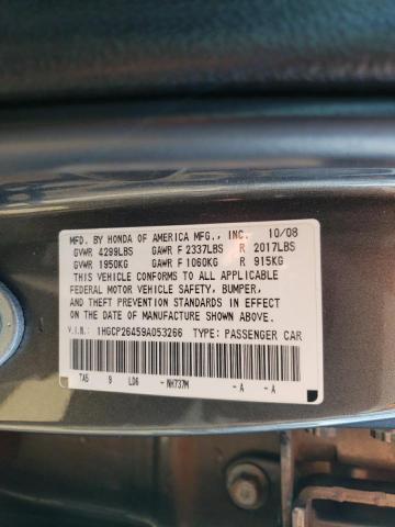 Photo 11 VIN: 1HGCP26459A053266 - HONDA ACCORD LXP 