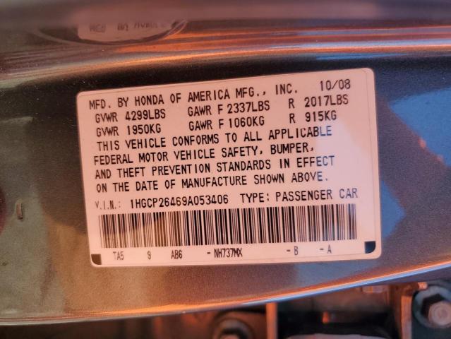 Photo 11 VIN: 1HGCP26469A053406 - HONDA ACCORD LXP 