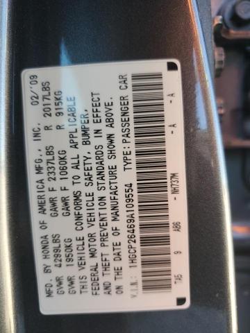 Photo 11 VIN: 1HGCP26469A109554 - HONDA ACCORD LXP 