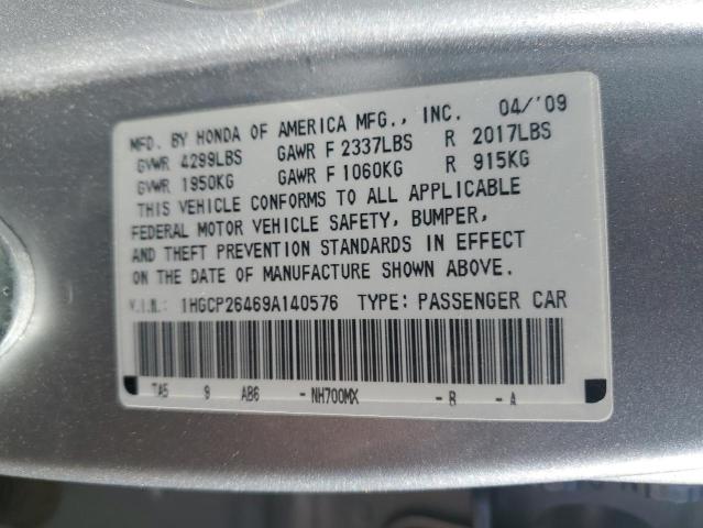 Photo 12 VIN: 1HGCP26469A140576 - HONDA ACCORD LXP 