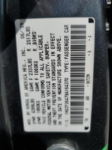 Photo 11 VIN: 1HGCP26479A164370 - HONDA ACCORD 