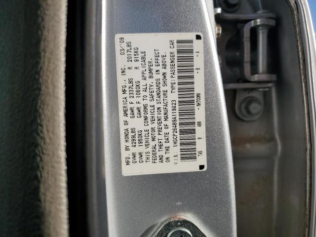 Photo 11 VIN: 1HGCP26489A119423 - HONDA ACCORD LXP 