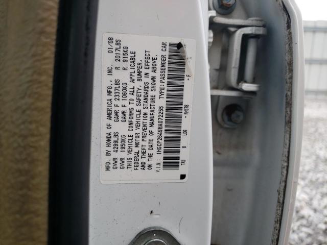 Photo 11 VIN: 1HGCP26498A072255 - HONDA ACCORD LXP 