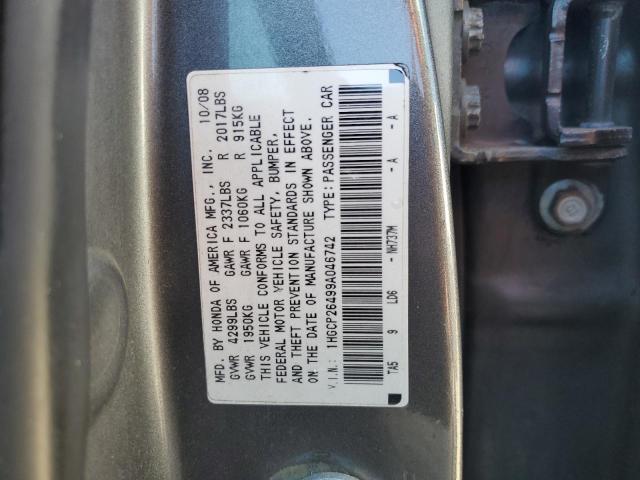 Photo 11 VIN: 1HGCP26499A046742 - HONDA ACCORD LXP 