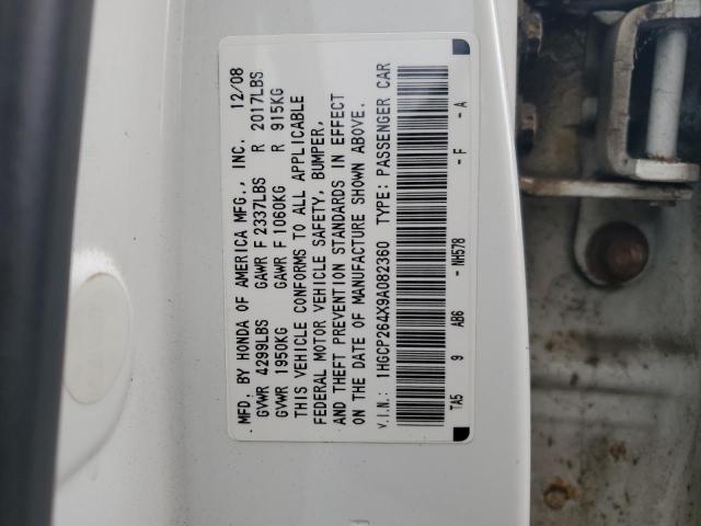 Photo 11 VIN: 1HGCP264X9A082360 - HONDA ACCORD LXP 