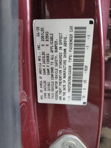 Photo 11 VIN: 1HGCP26708A124009 - HONDA ACCORD 